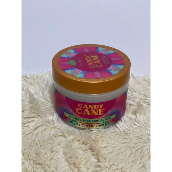 Tree Hut Candy Cane Whipped Shea Body Butter 8 oz Holiday Edition Bs205 - Picture 1 of 4